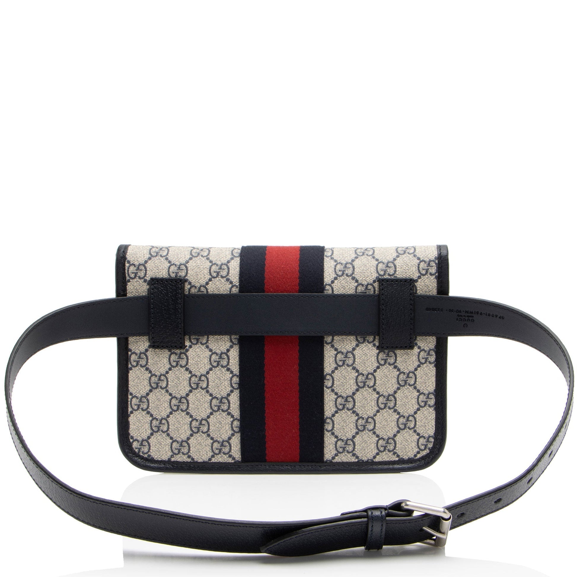 Gucci GG Supreme Web Ophidia Belt Leather Canvas Nylon Beige Accessory Bag 2