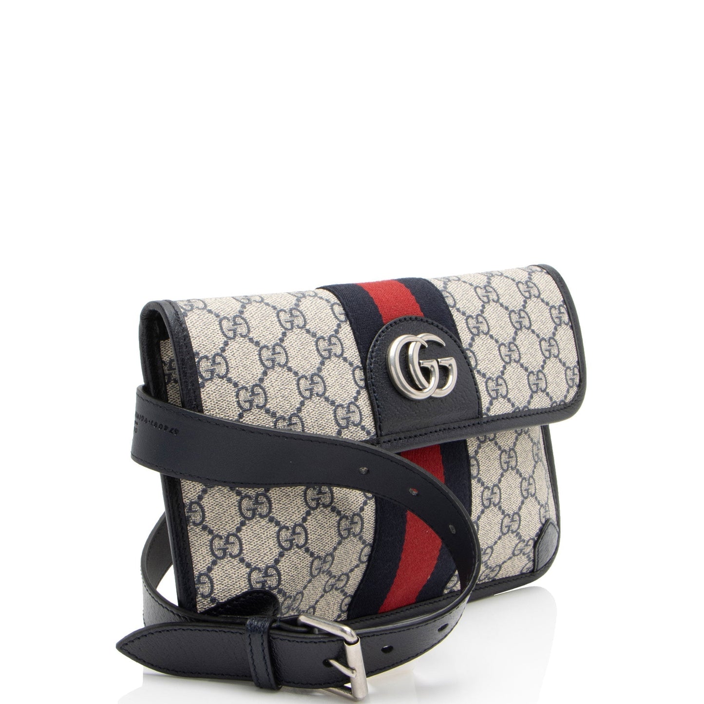 Gucci GG Supreme Web Ophidia Belt Leather Canvas Nylon Beige Accessory Bag 2