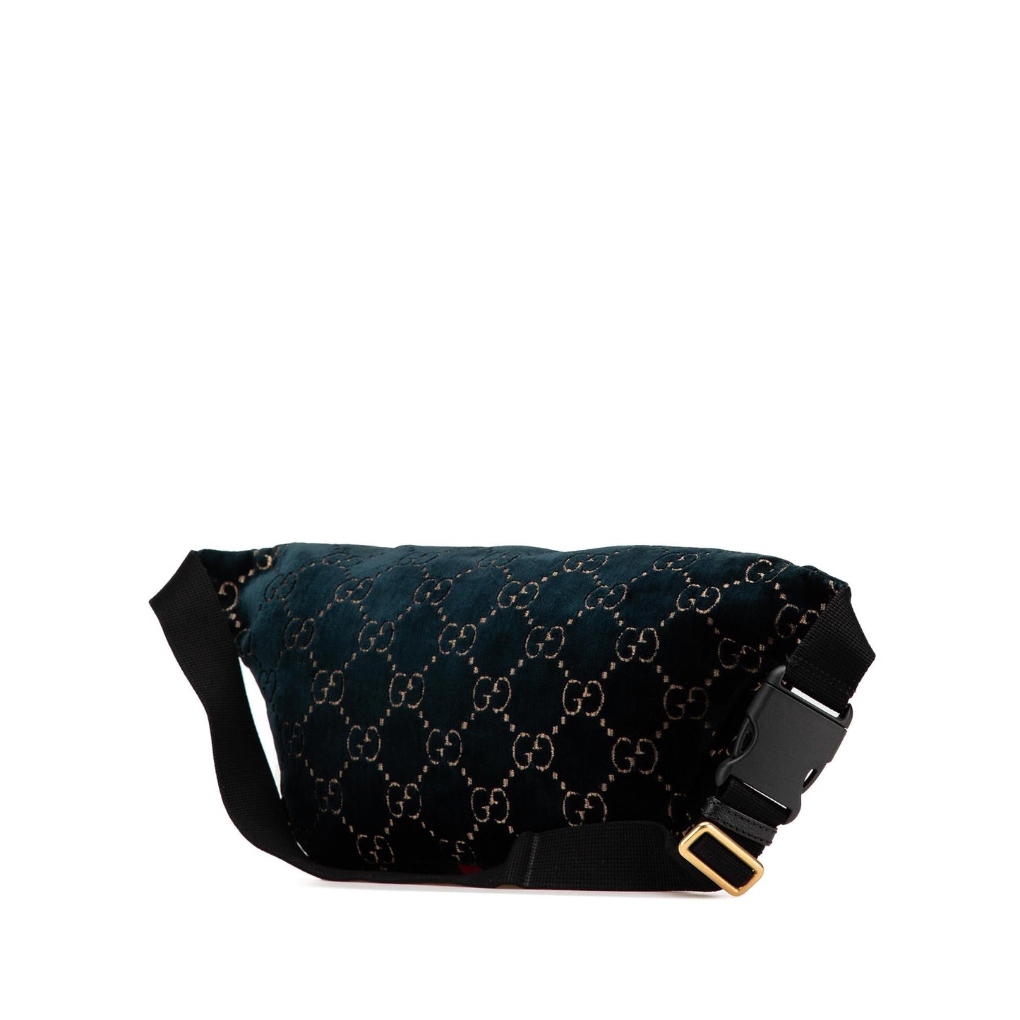 Gucci GG Velvet Ophidia Belt Blue Accessory