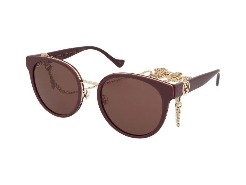 Gucci CAT EYE Chain Sunglasses