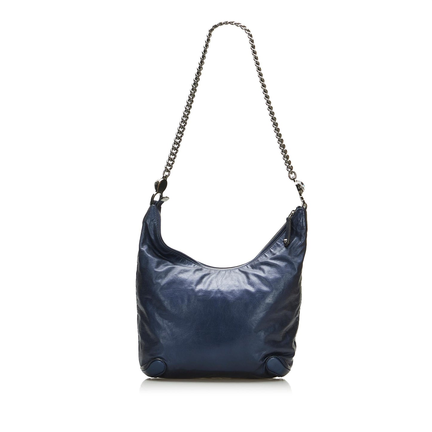 Gucci Galaxy SHG-xInjFT Calf Blue Chain Shoulder Bag