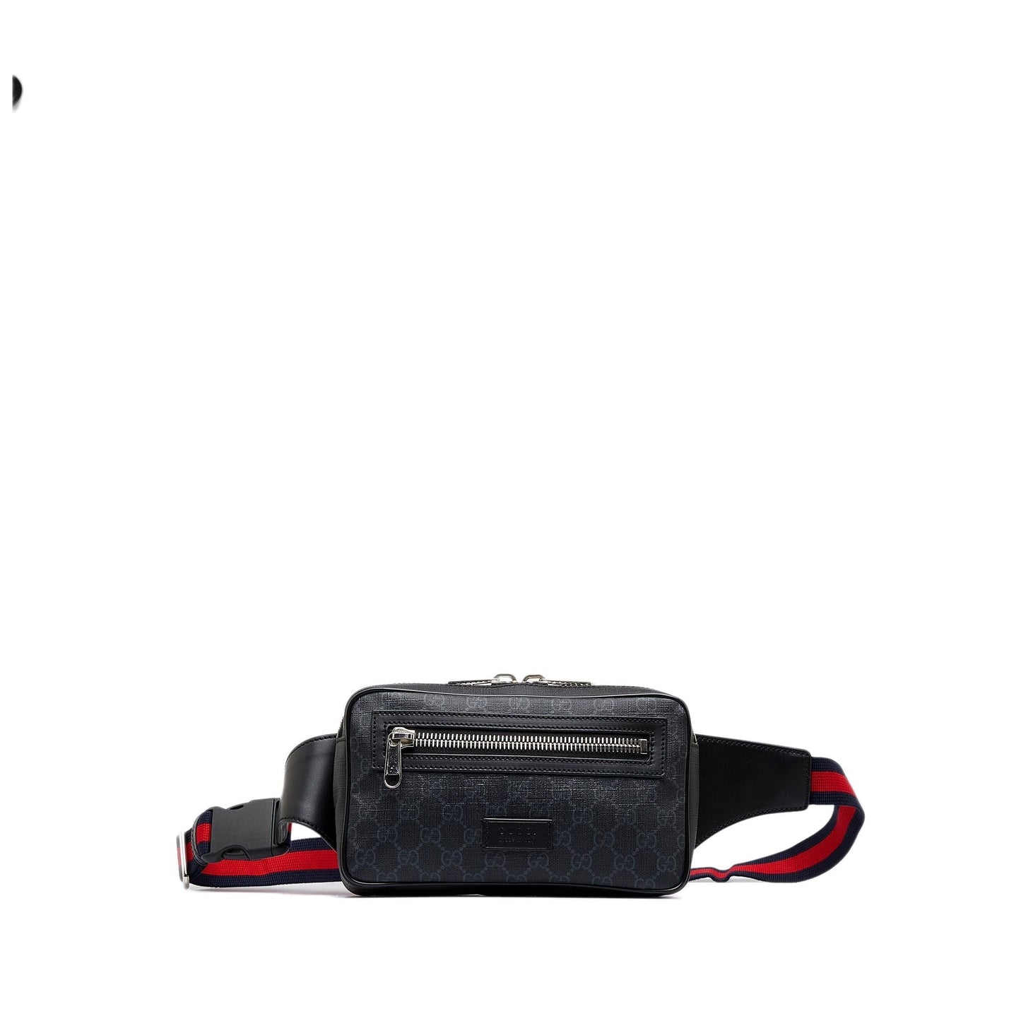 Gucci Gg Supreme Web Belt SHG-7zDHEg Canvas Black Accessory