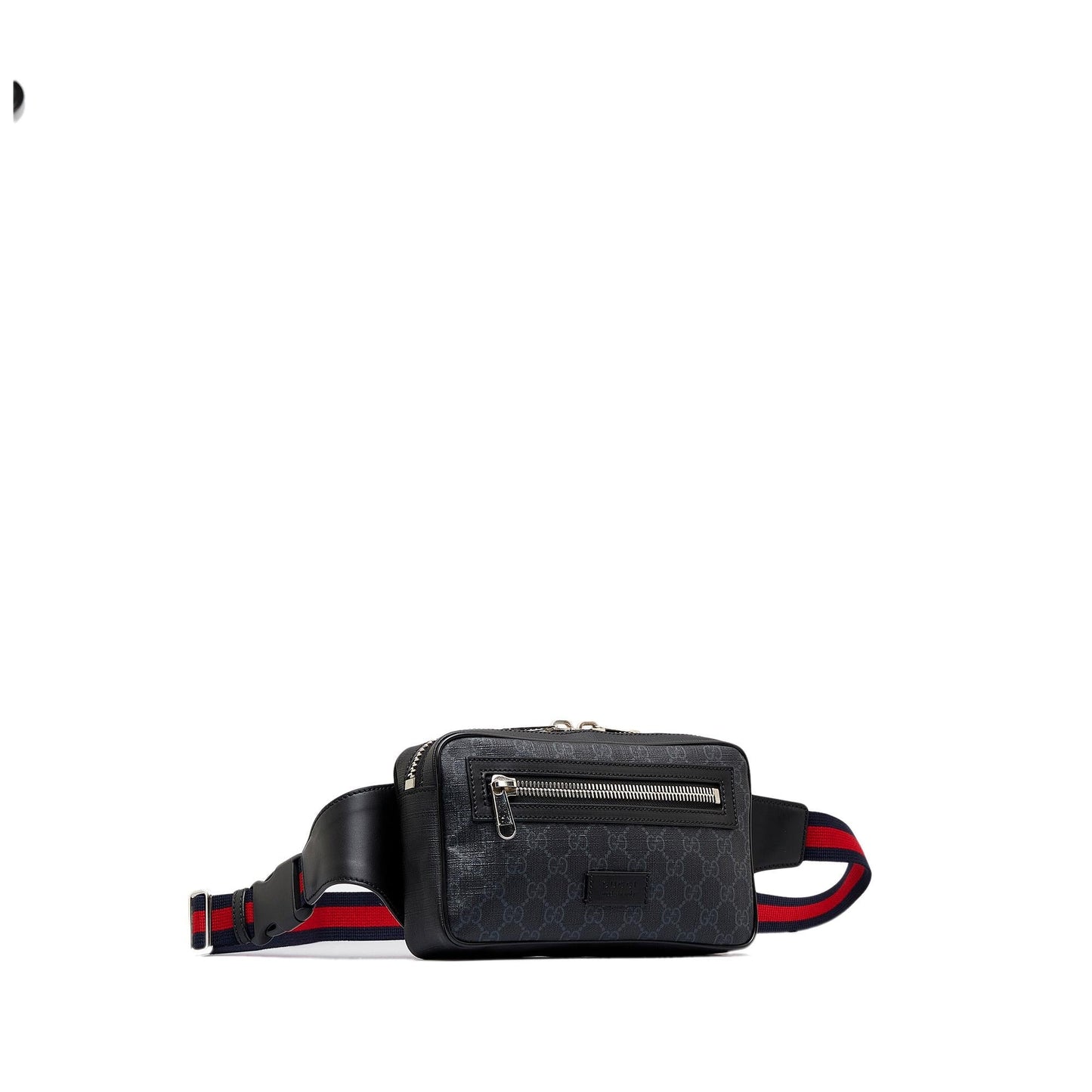 Gucci Gg Supreme Web Belt SHG-7zDHEg Canvas Black Accessory