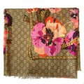 Gucci GG SUPREME GIANT FLORAL SCARF Monogram