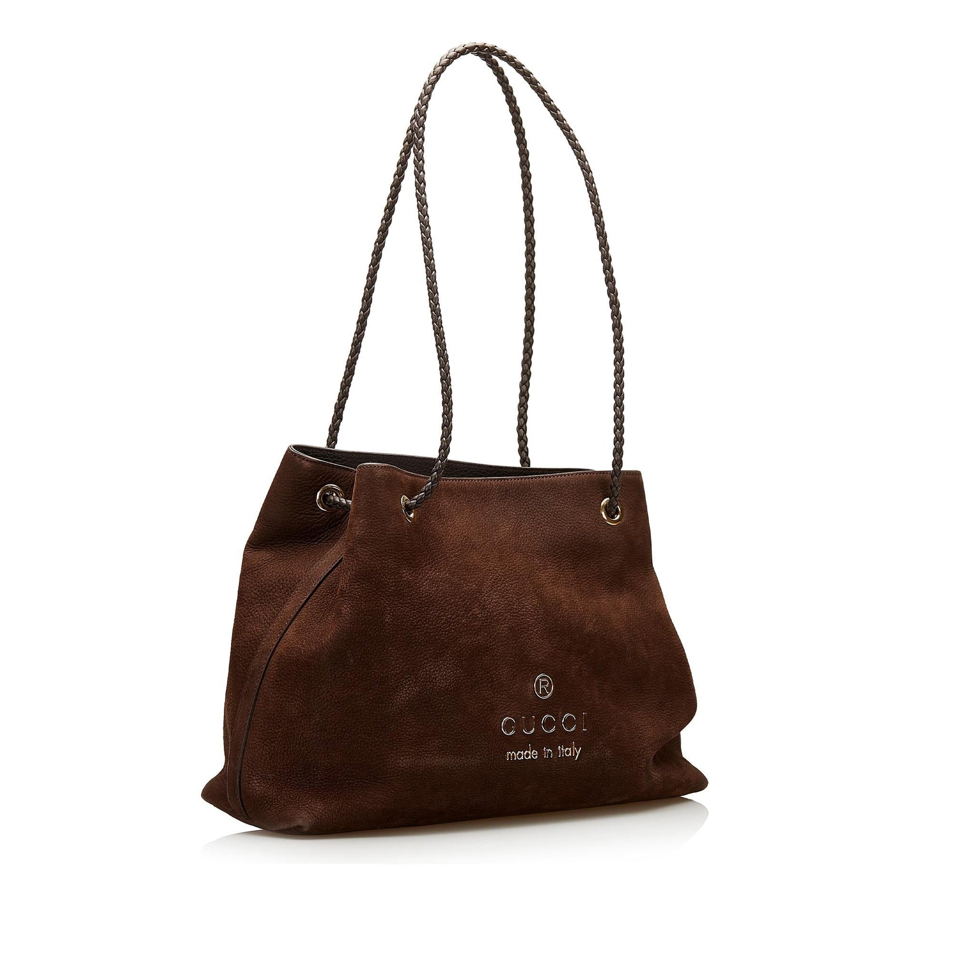 Gucci Gifford SHG Calf Brown Tote Bag