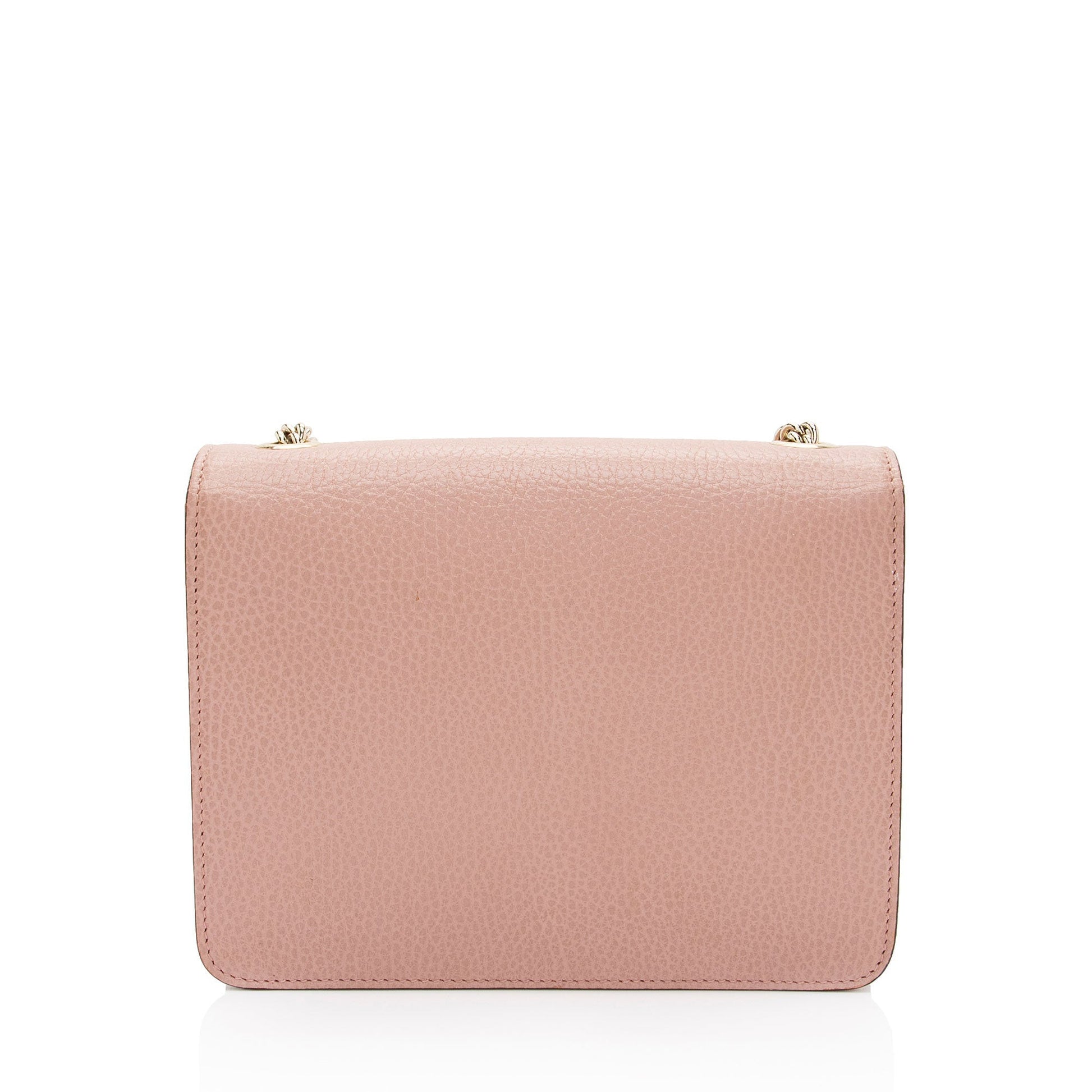 Gucci Grained Interlocking G SHF-eMNjXX Calfskin Pink Small Crossbody Bag