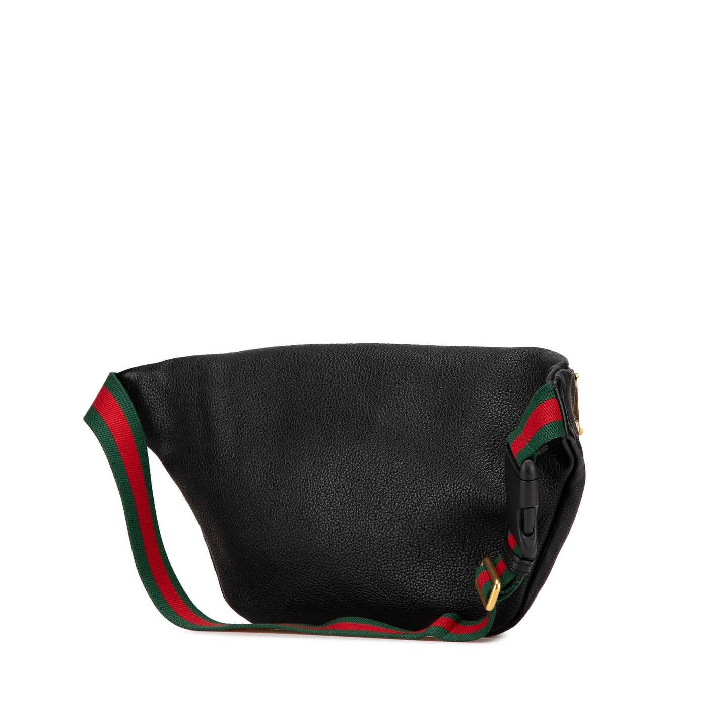 Gucci Grained Belt Calf Calfskin Black Logo Accessory Bag 1