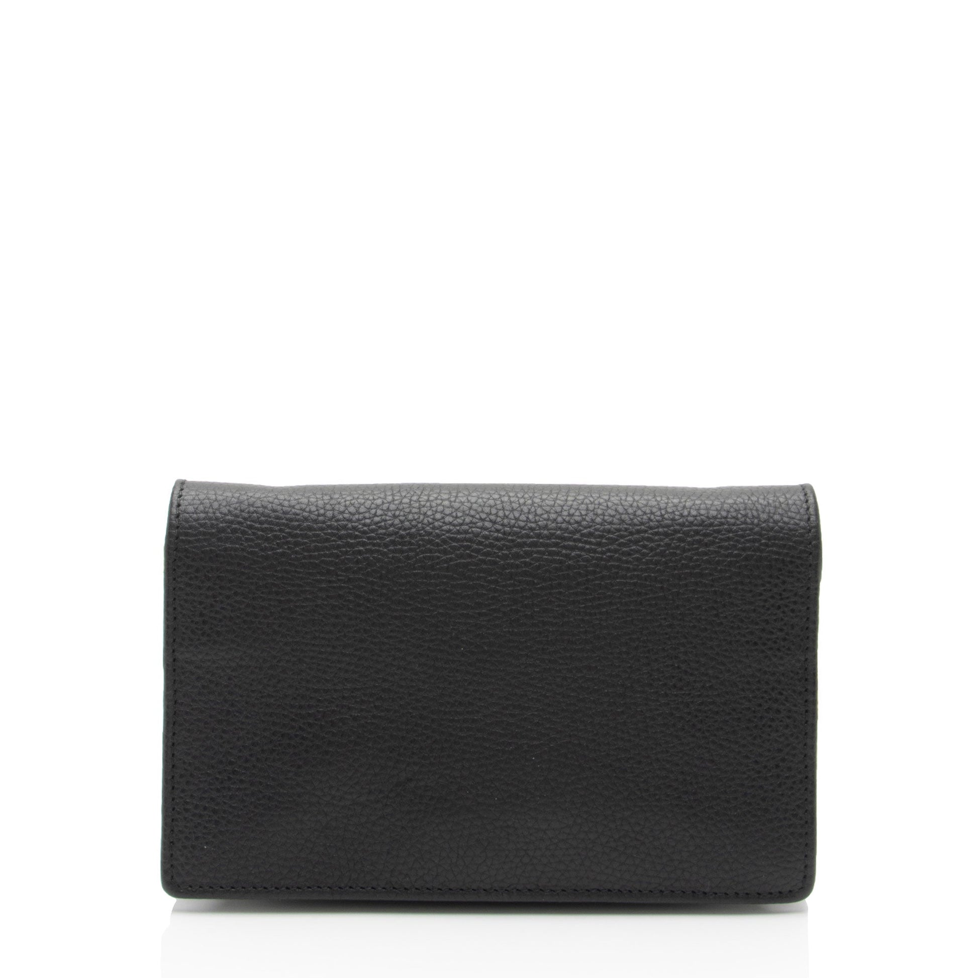 Gucci Grained Soho Wallet on SHF-y4vS3S Leather Black Chain Crossbody Bag