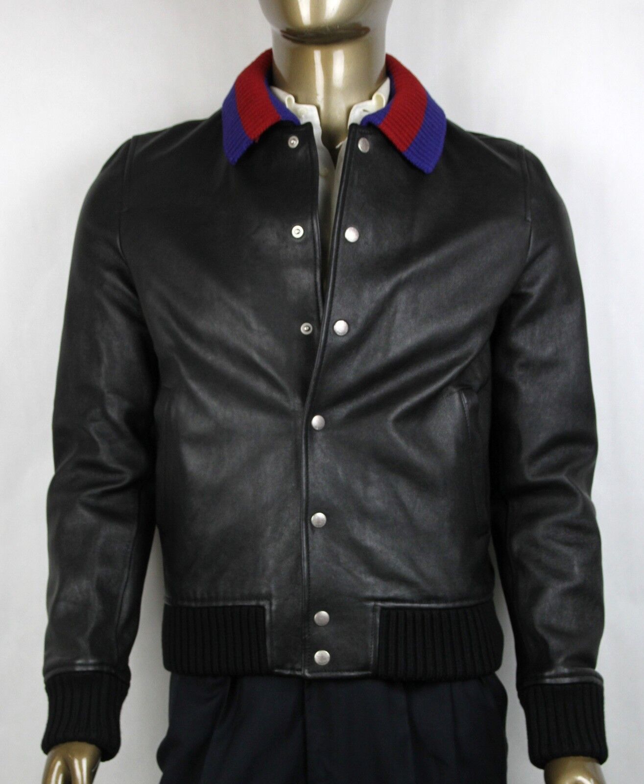 Gucci GRAINY BOMBER JACKET Leather Apparel