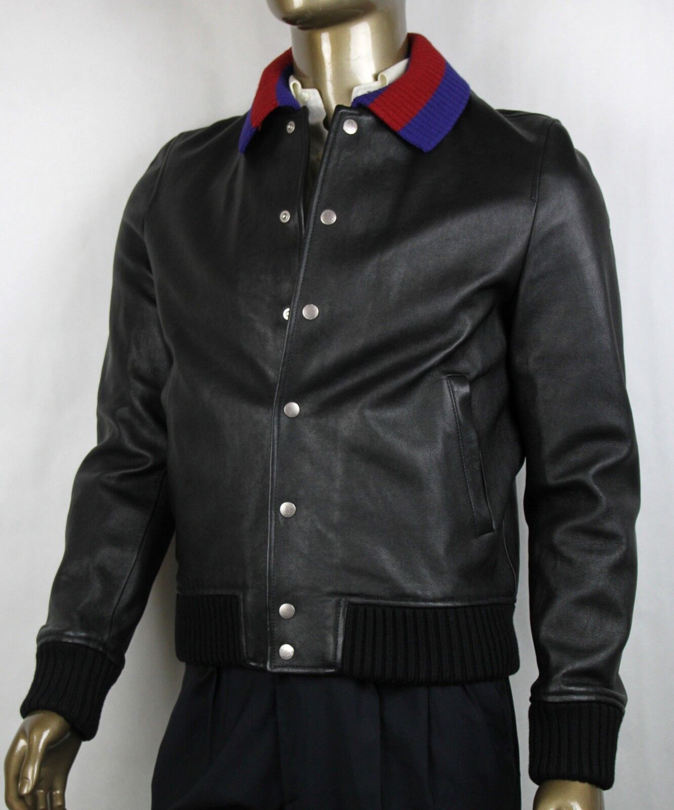 Gucci GRAINY BOMBER JACKET Leather Apparel