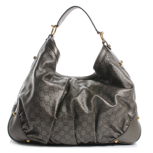 Gucci JOCKEY Leather Shoulder Bag