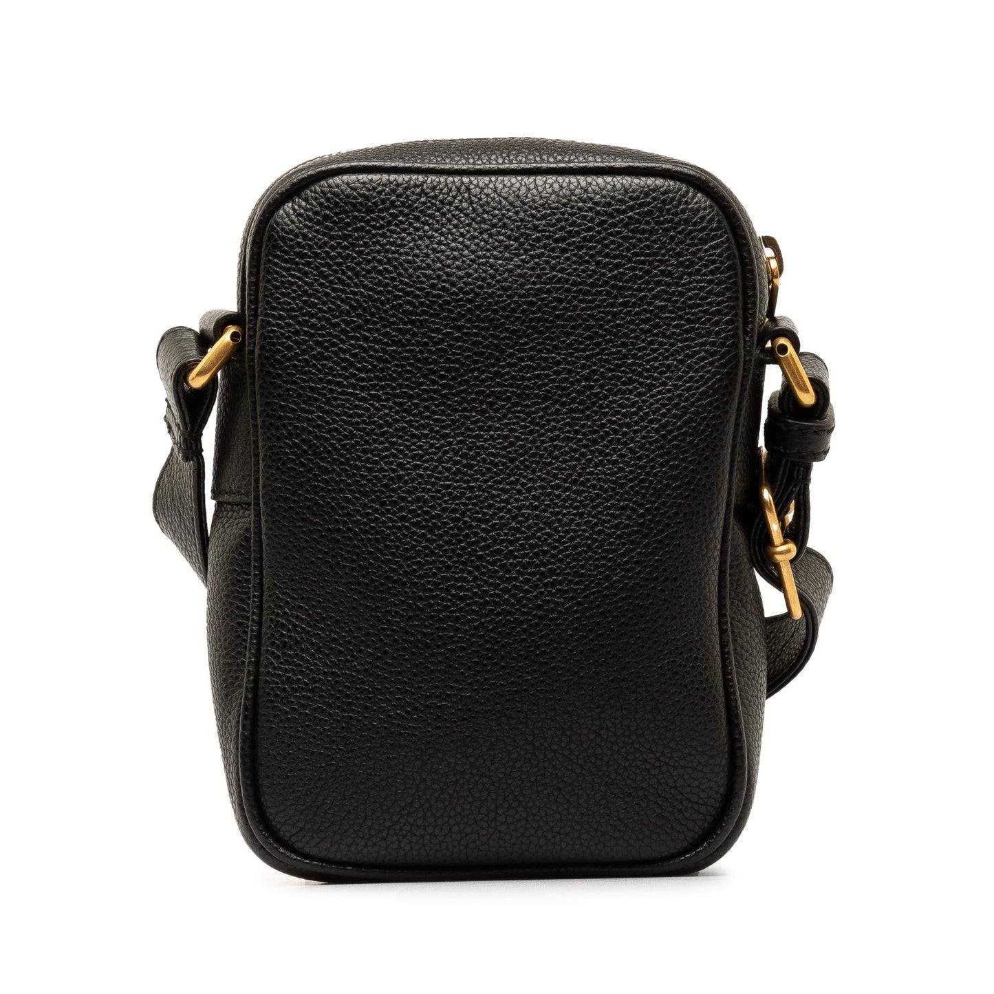 Gucci SHG-OUEEjJ Calf Black Logo Crossbody Bag
