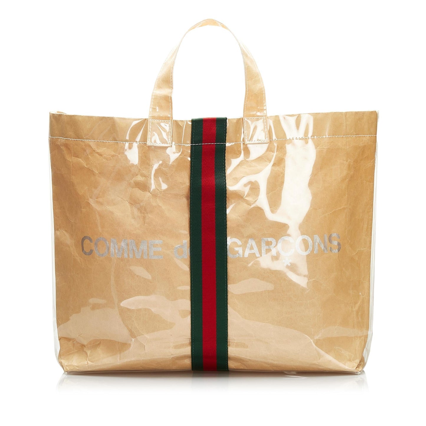 Gucci x COMME des GARCONS Shopper Brown Tote Bag