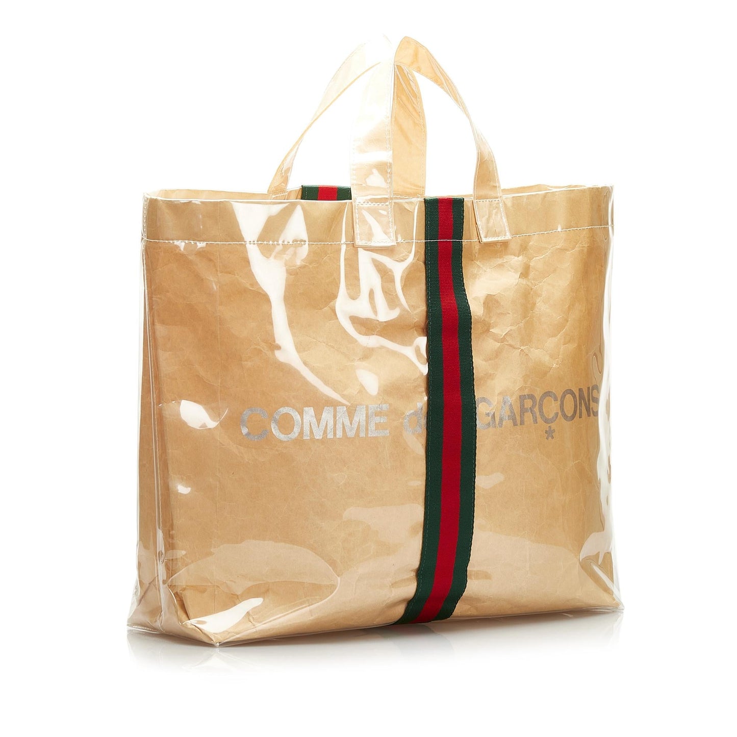 Gucci x COMME des GARCONS Shopper Brown Tote Bag
