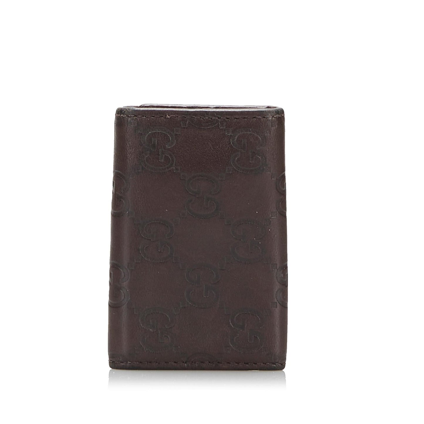 Gucci Guccissima 6 Key Holder SHG Calf Brown Accessory