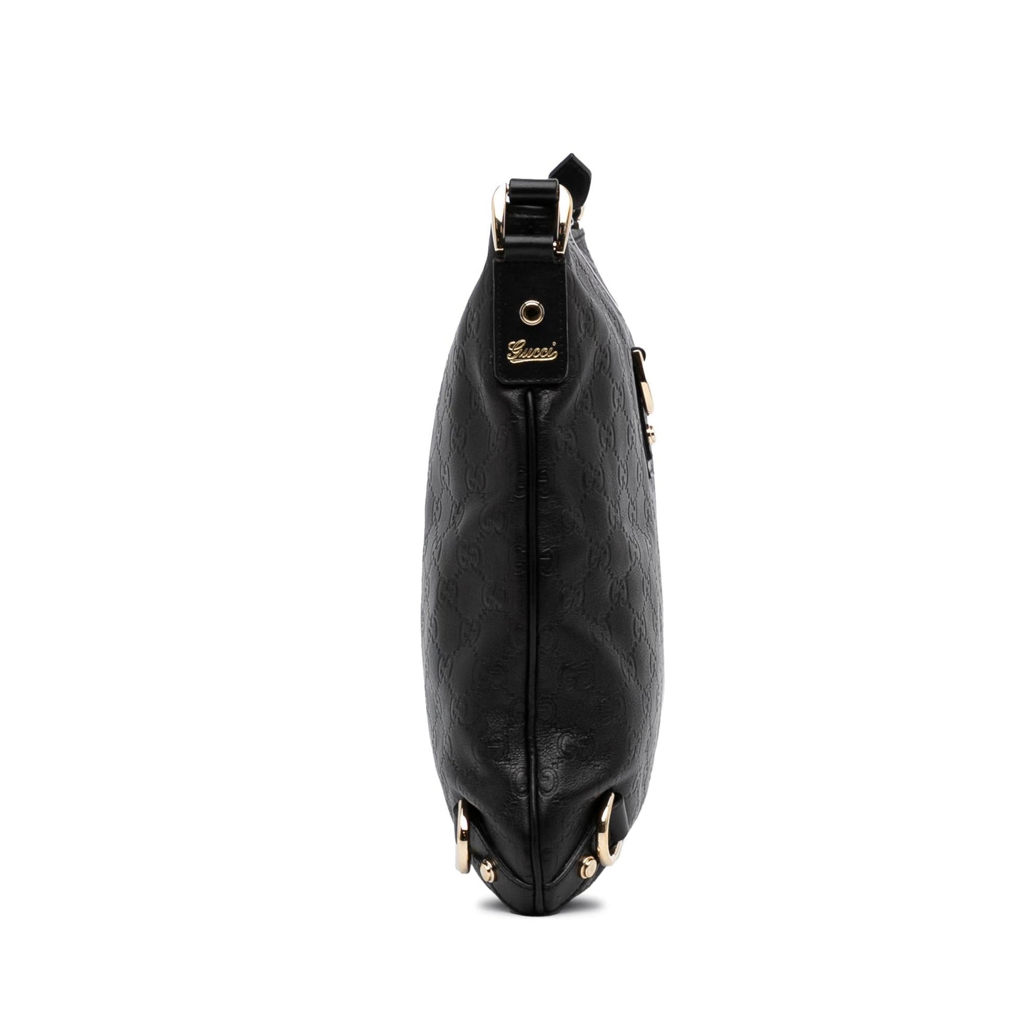Gucci Guccissima Abbey SHG-EG1Wwj Calf Black Crossbody Bag