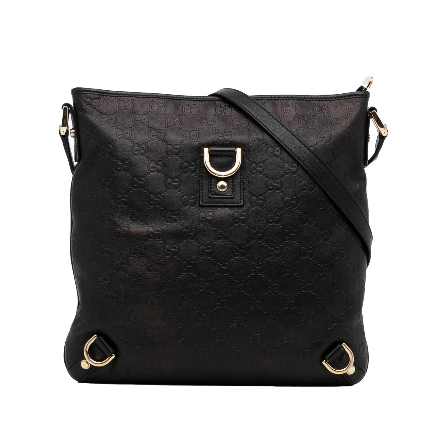 Gucci Guccissima Abbey SHG-EG1Wwj Calf Black Crossbody Bag