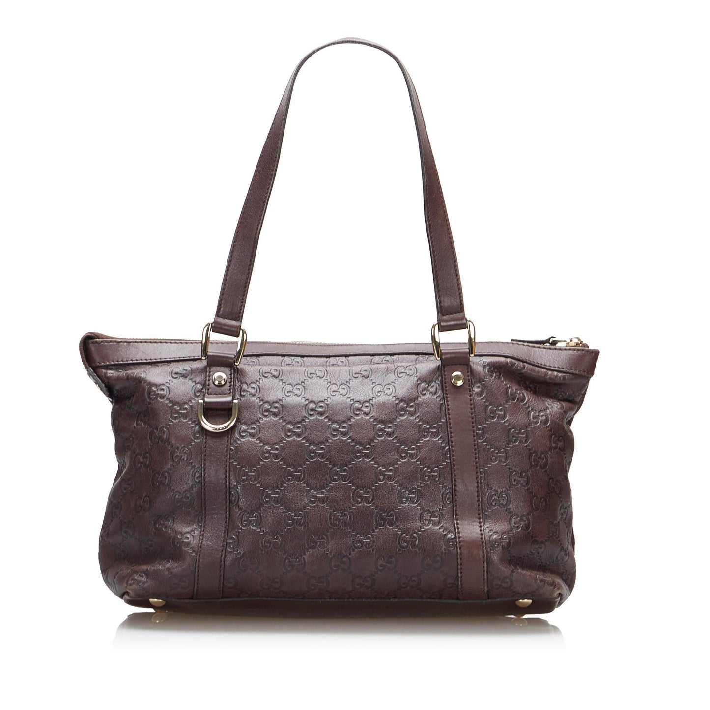 Gucci Guccissima Abbey SHG-oPyhkG Calf Brown Shoulder Bag