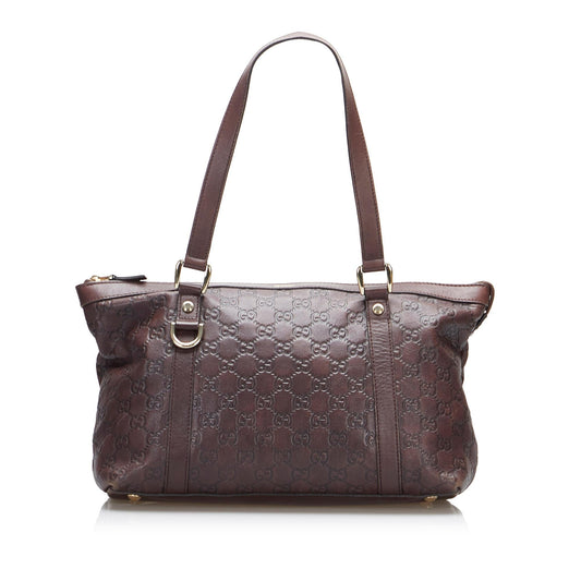 Gucci Guccissima Abbey SHG-oPyhkG Calf Brown Shoulder Bag