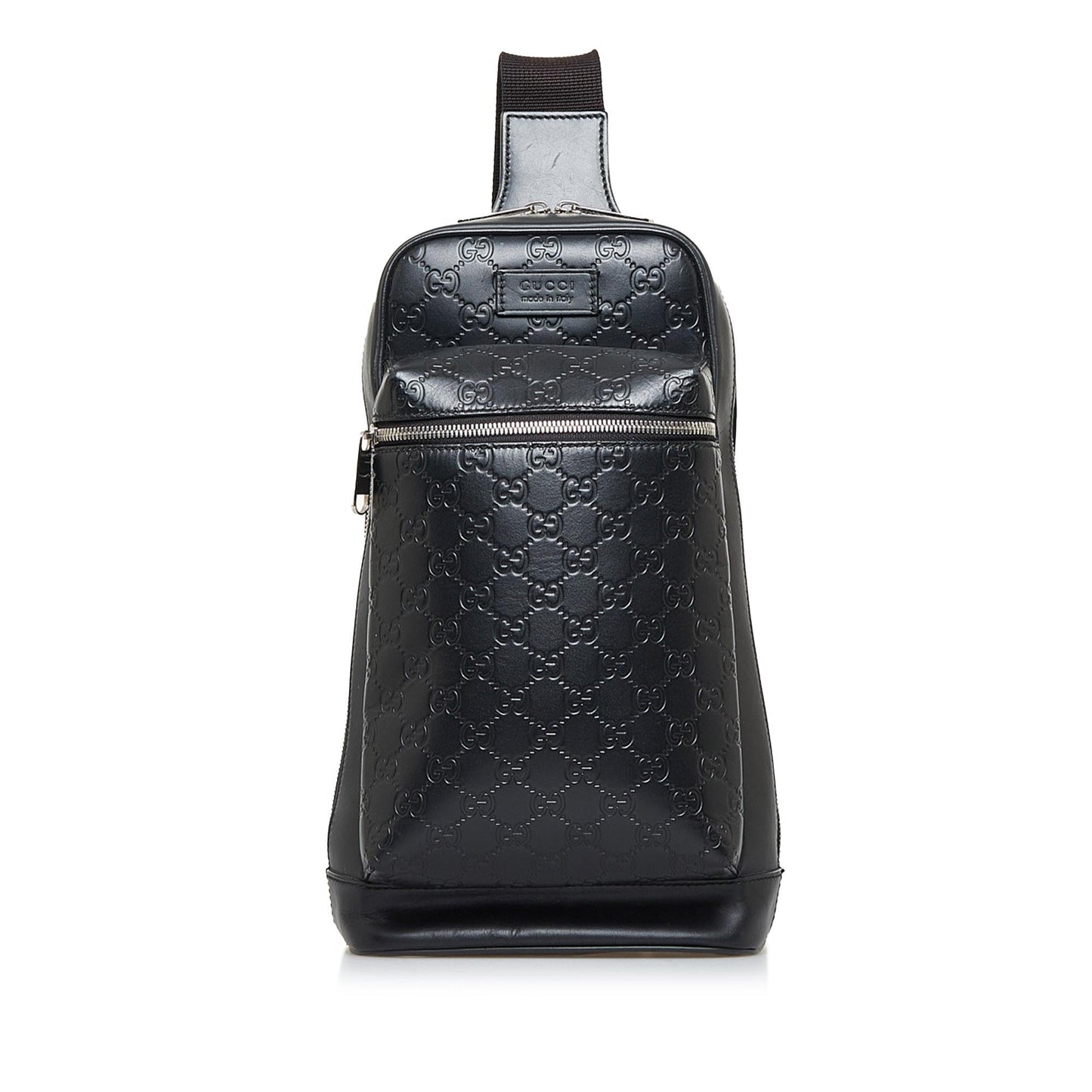 Gucci Guccissima Backpack SHG-CWObGz Calf Black