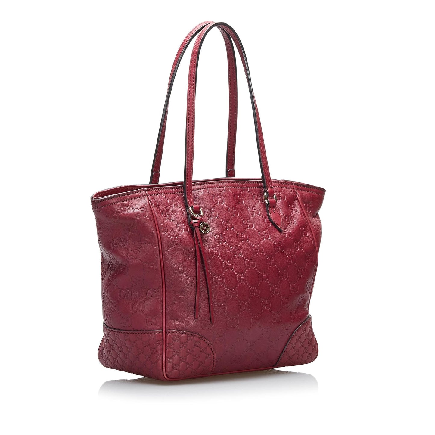Gucci Guccissima Bree SHG-zCAcMa Calf Red Tote Bag