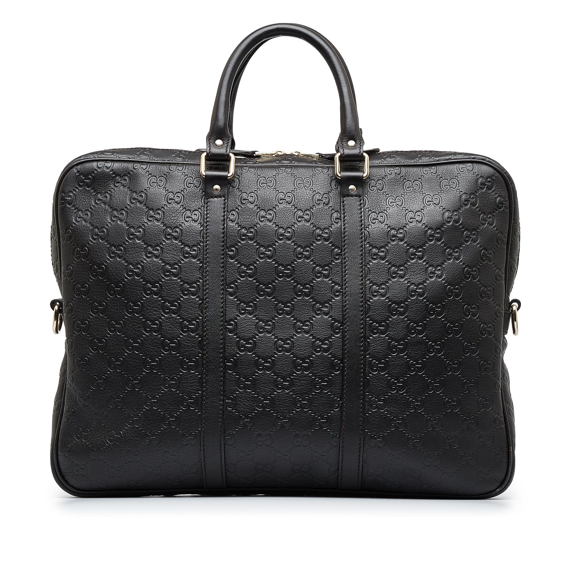 Gucci Guccissima Briefcase SHG-pCzGtf Calf Brown Tote Bag