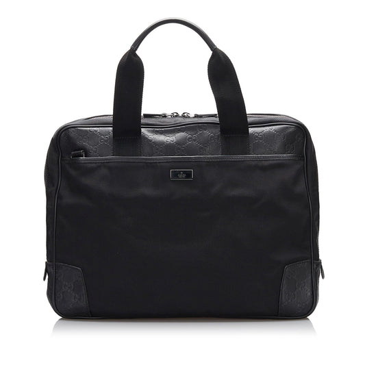 Gucci Guccissima Business SHG-dJeMmr Nylon Black Tote Bag
