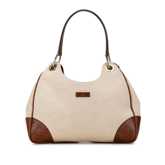 Gucci Guccissima SHG-PHppqi Canvas Calf Brown Tote Bag