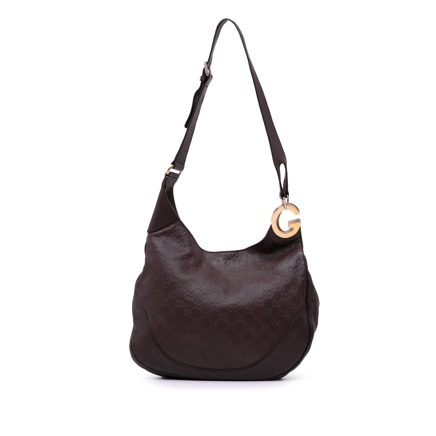 Gucci Guccissima Charlotte Calf Brown Crossbody Bag