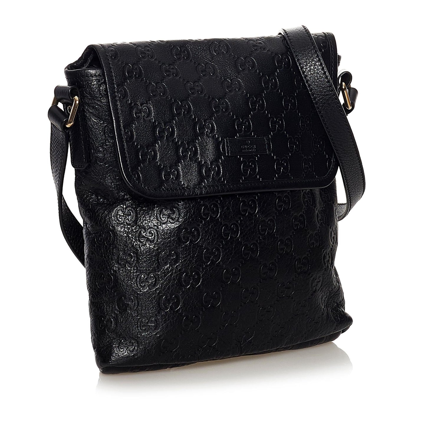 Gucci Guccissima SHG Calf Black Crossbody Bag