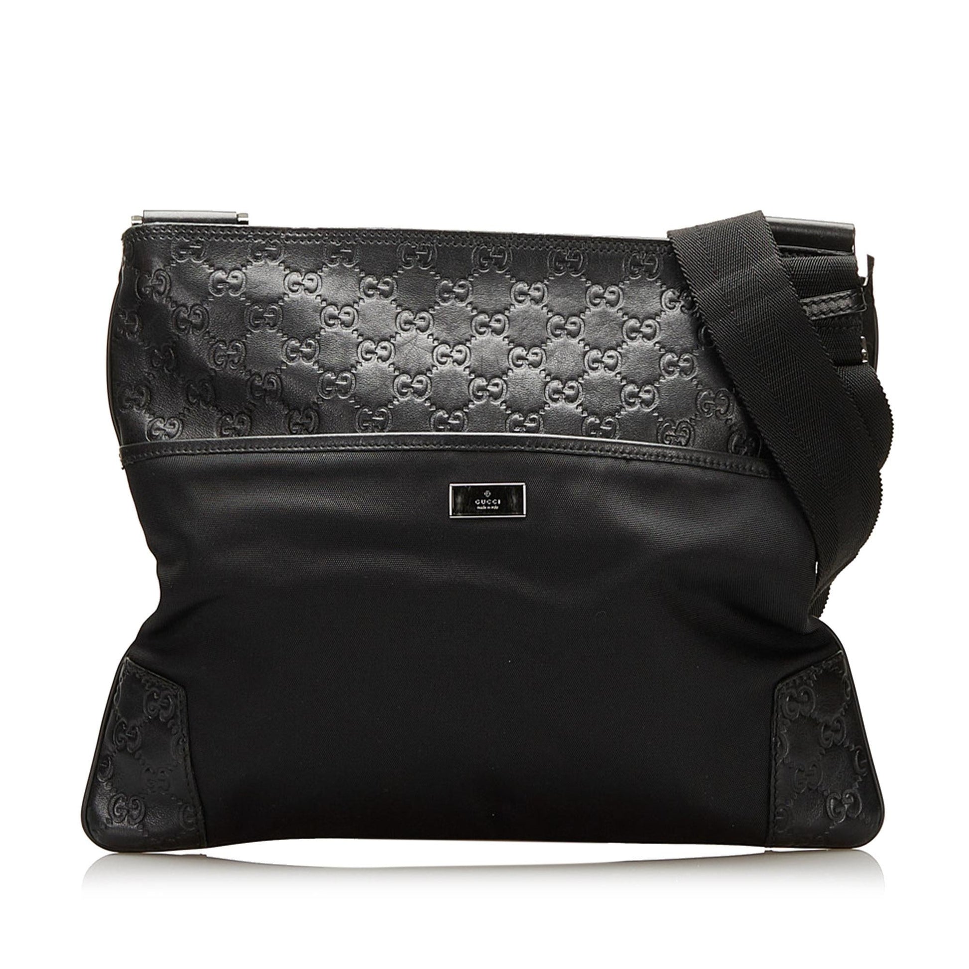Gucci Guccissima SHG Nylon Black Crossbody Bag