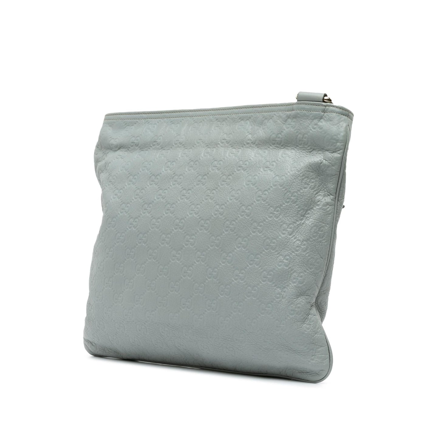 Gucci Guccissima Calf Grey Crossbody Bag