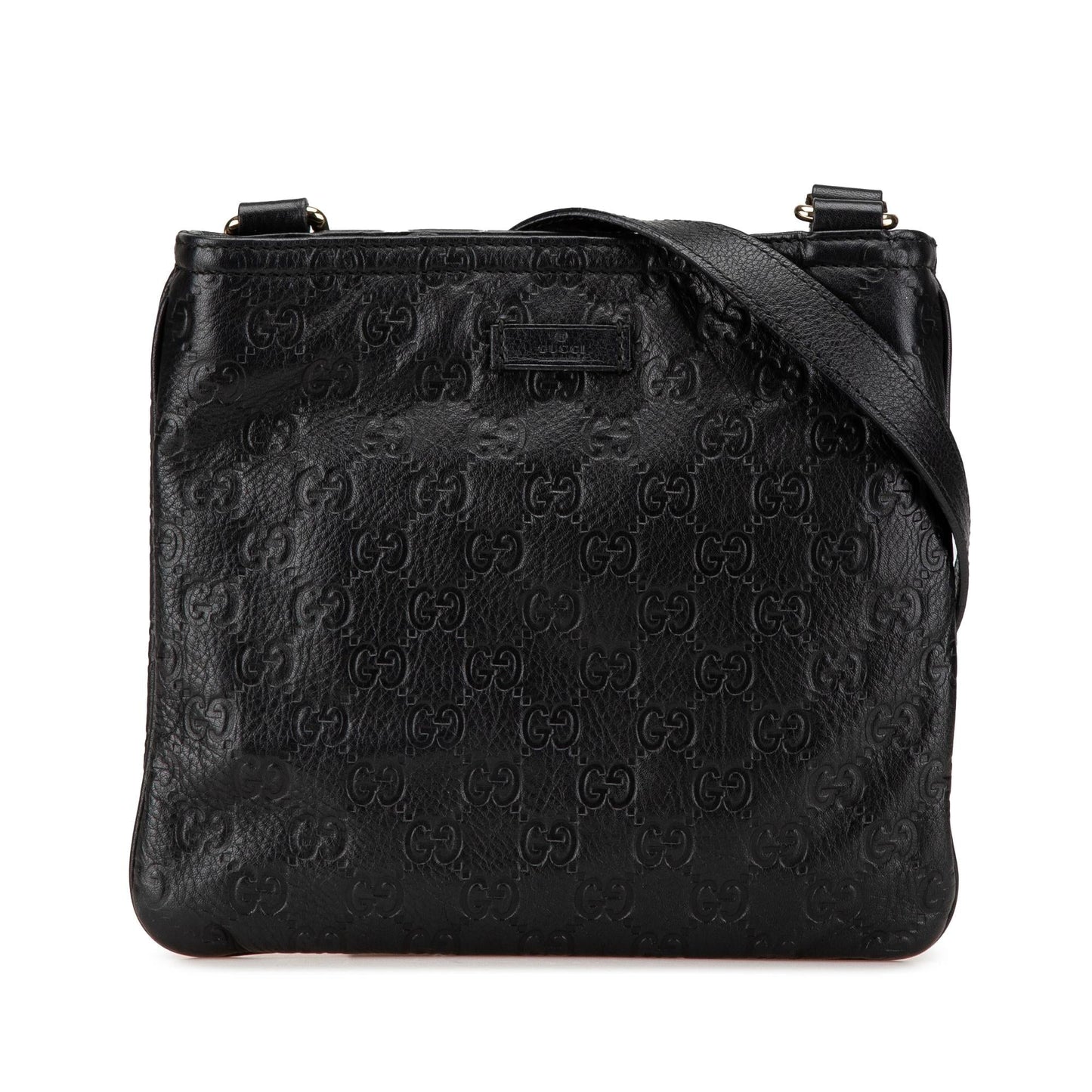 Gucci Guccissima Calf Black Crossbody Bag Crossbody 2