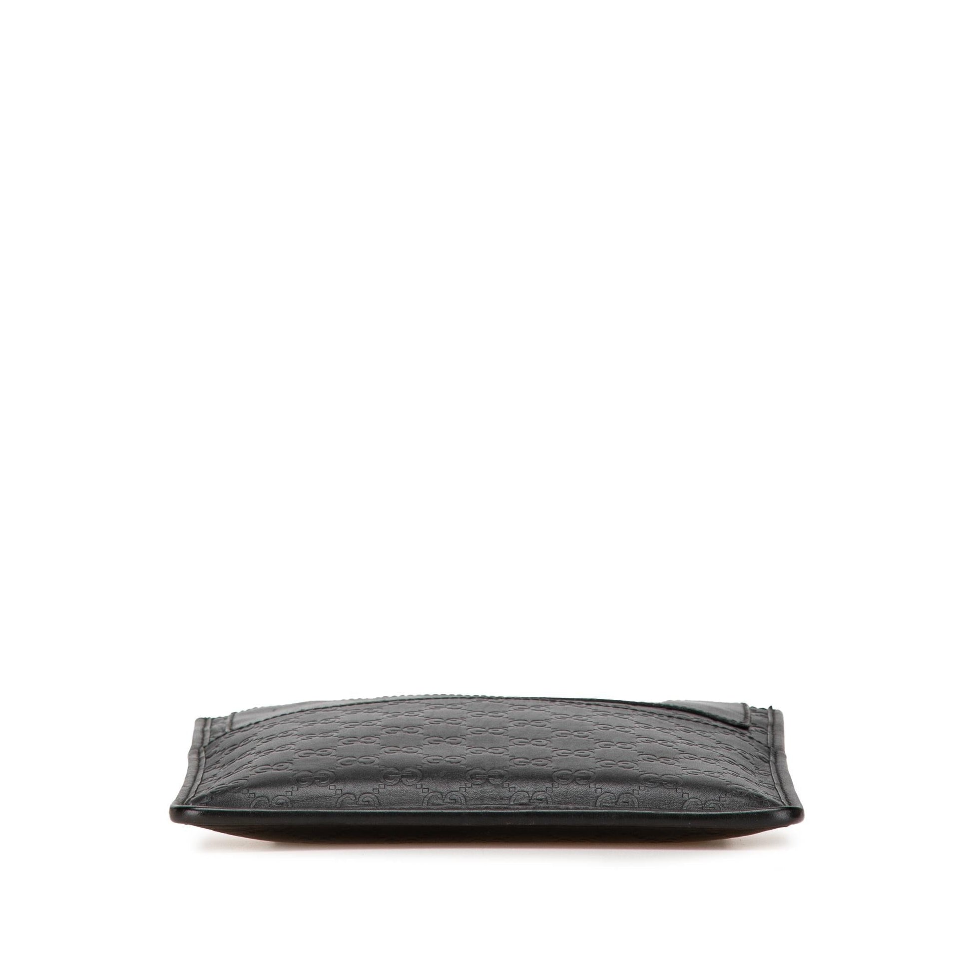Gucci Guccissima Calf Black Crossbody Bag