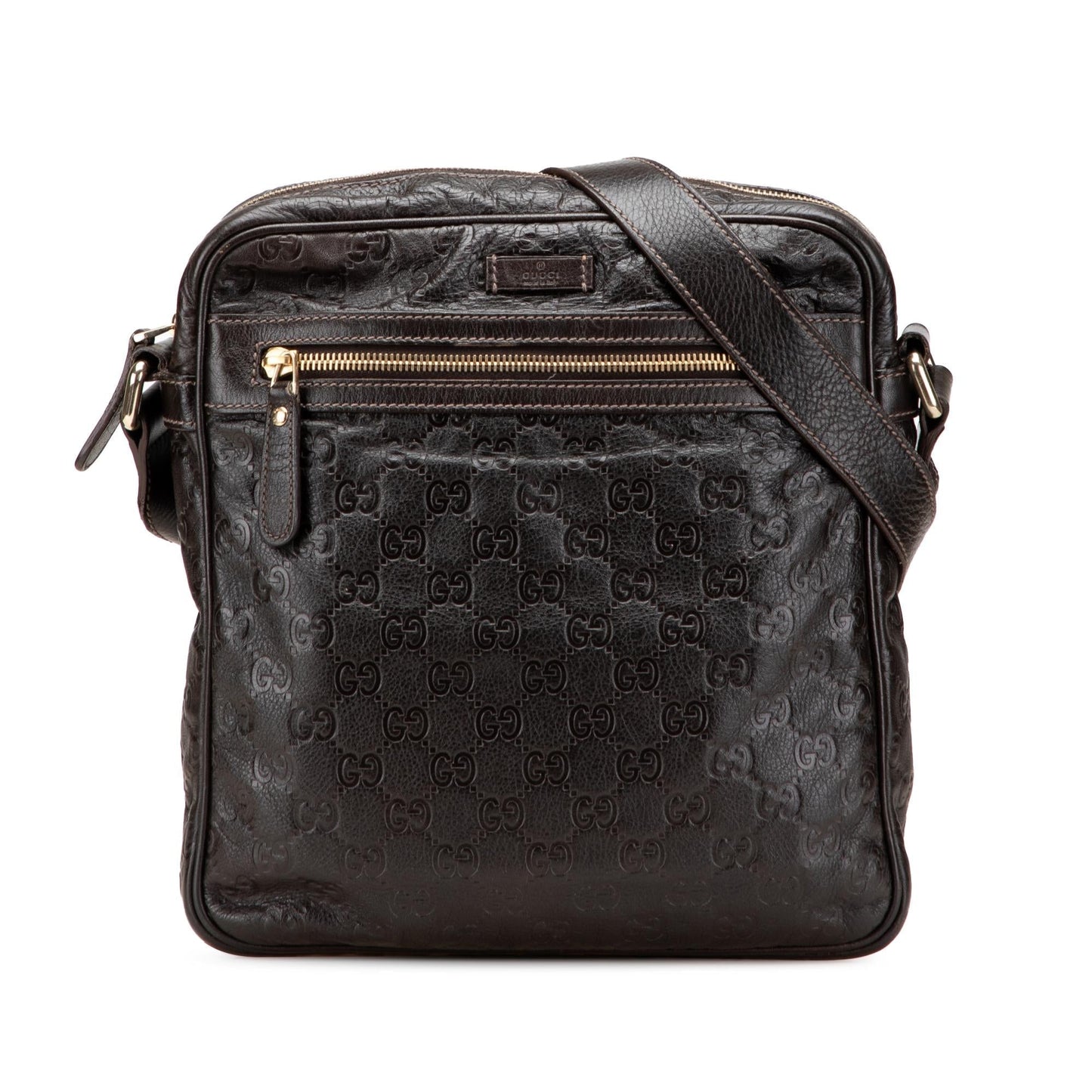 Gucci Guccissima Calf Brown Crossbody Bag Crossbody 6