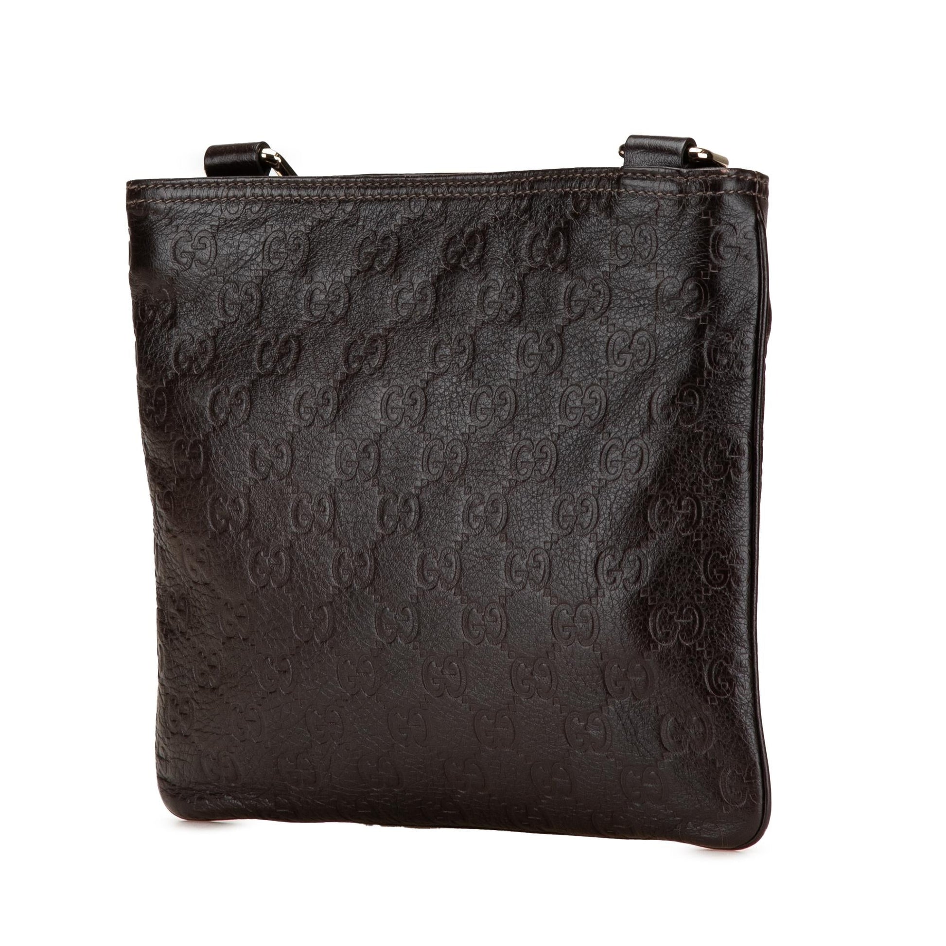 Gucci Guccissima Calf Brown Crossbody Bag Crossbody 9
