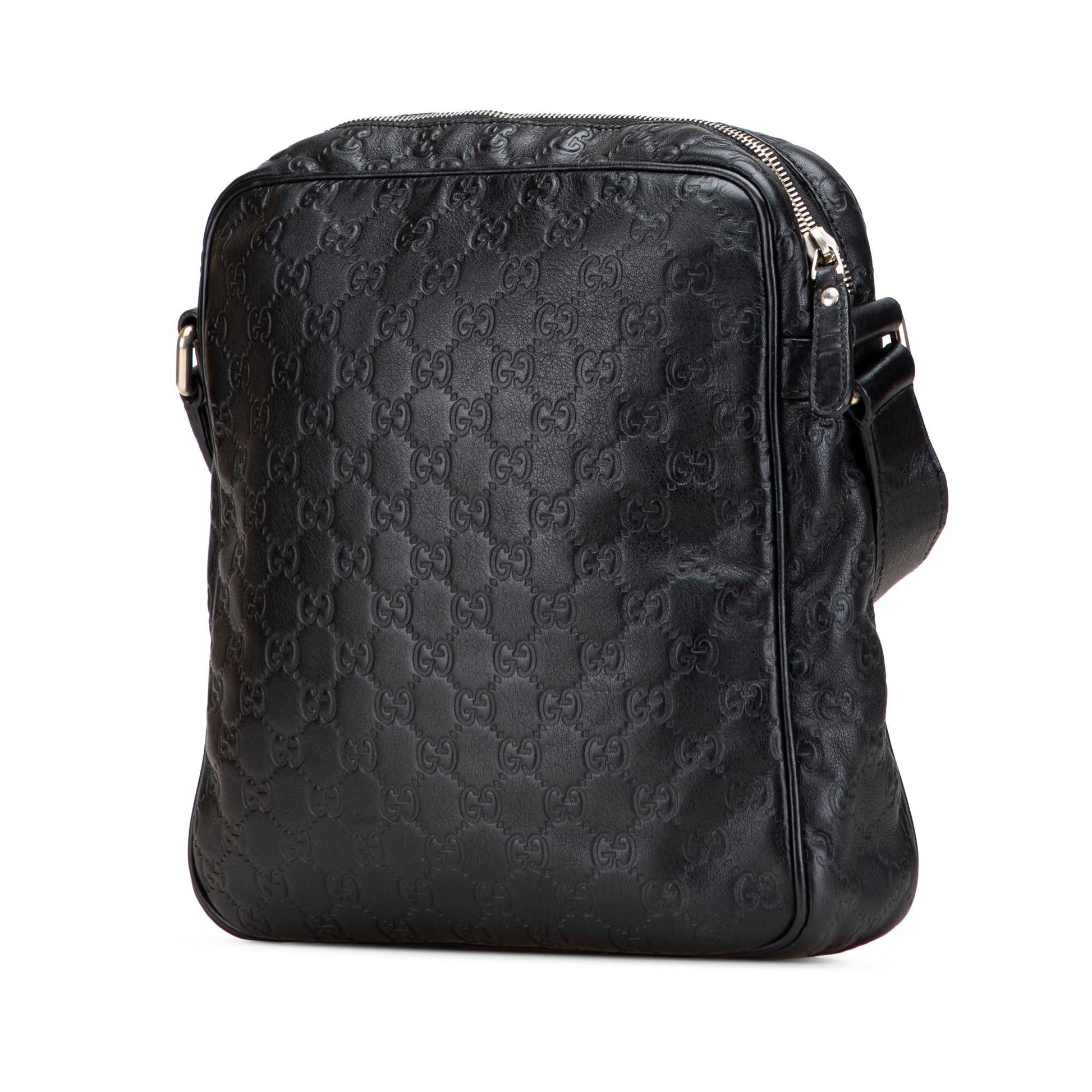 Gucci Guccissima Calf Black Crossbody Bag Crossbody 18