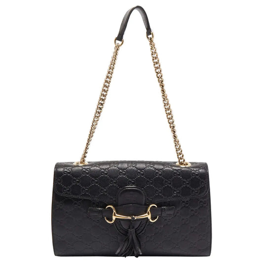 Gucci EMILY Leather Shoulder Bag