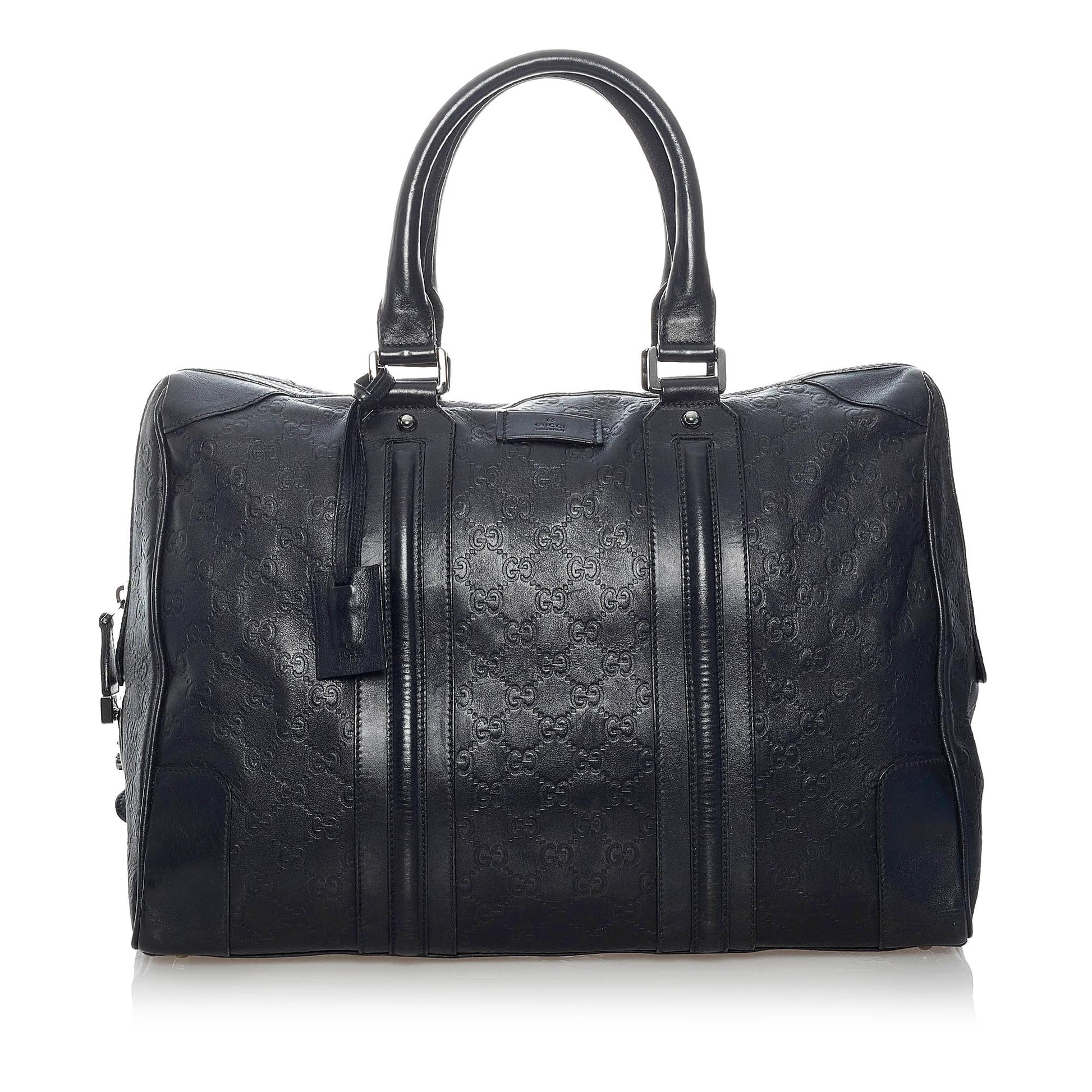 Gucci Guccissima SHG Calf Black Satchel Bag