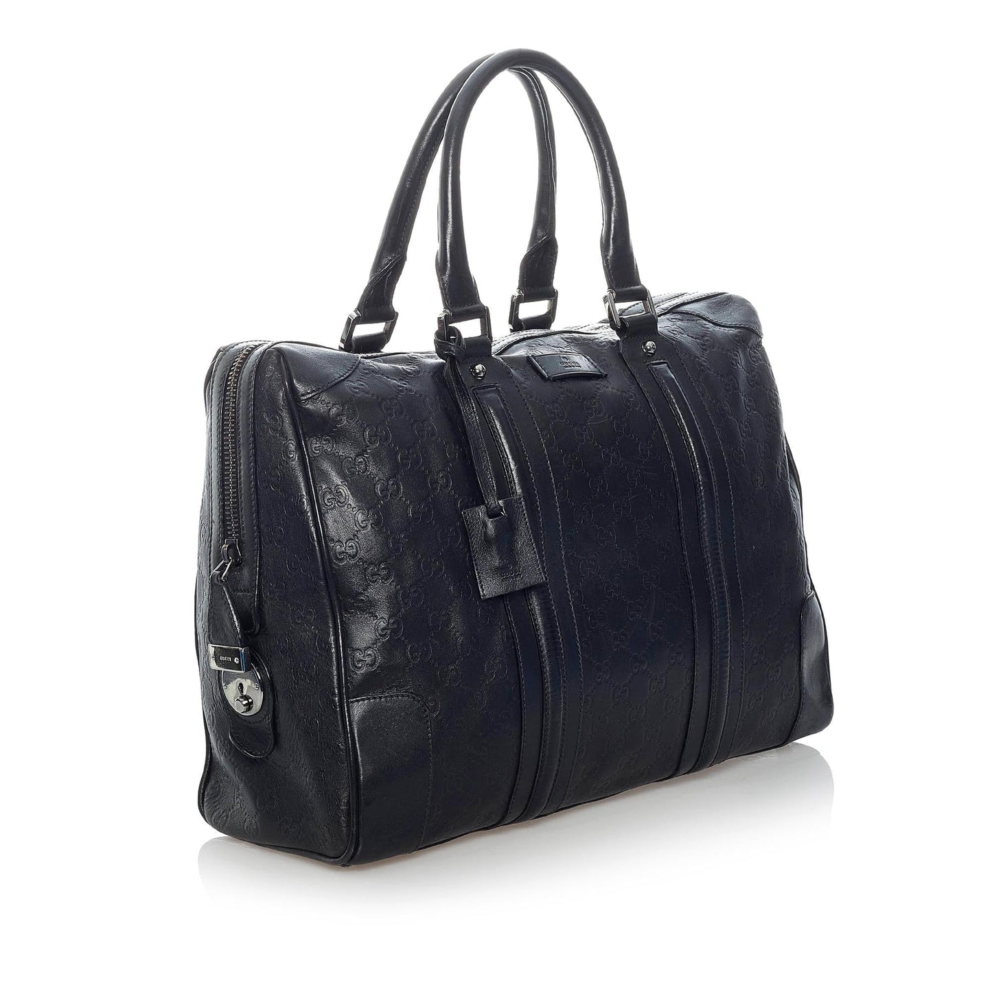 Gucci Guccissima SHG Calf Black Satchel Bag