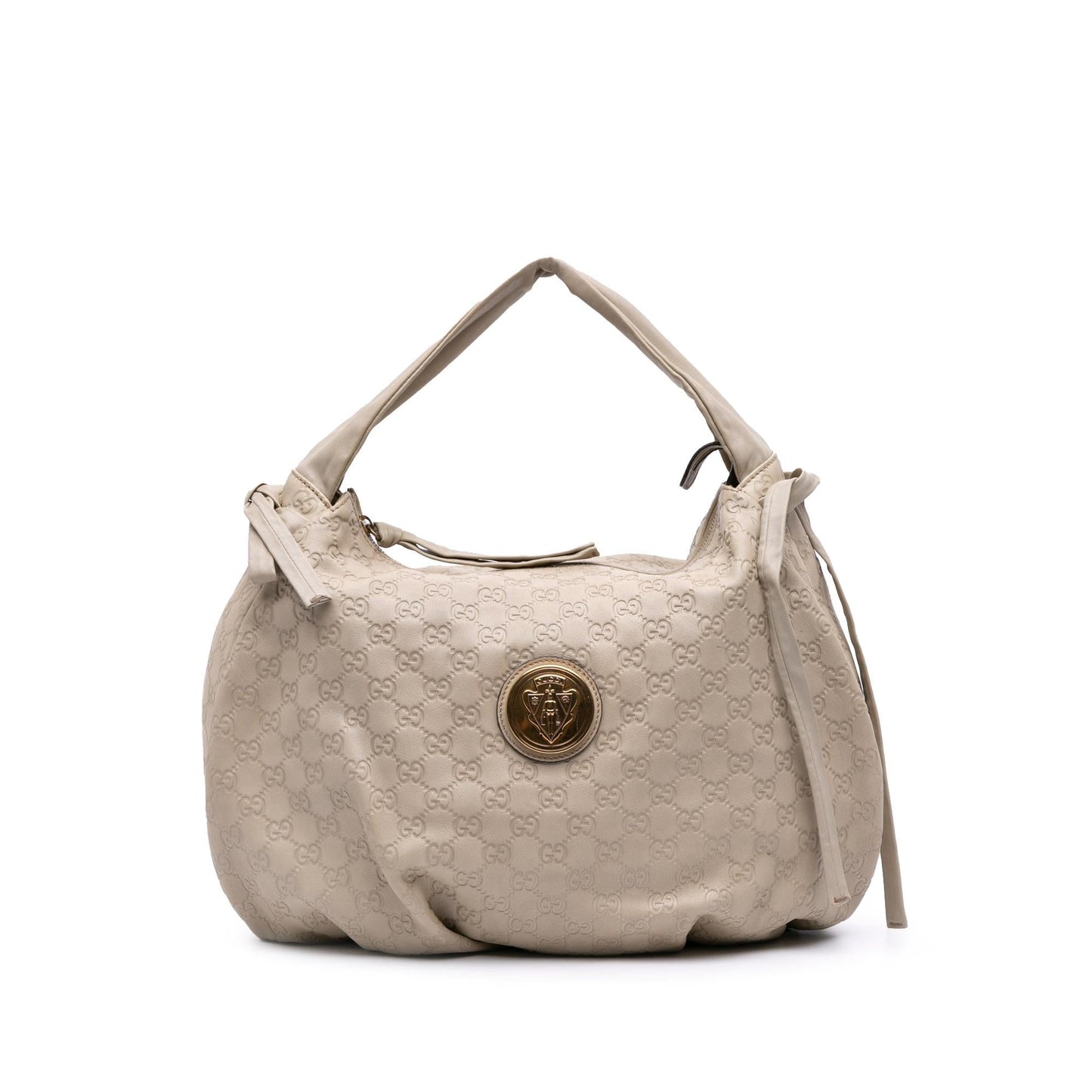 Gucci Guccissima Hysteria Crest Shoulder Bag