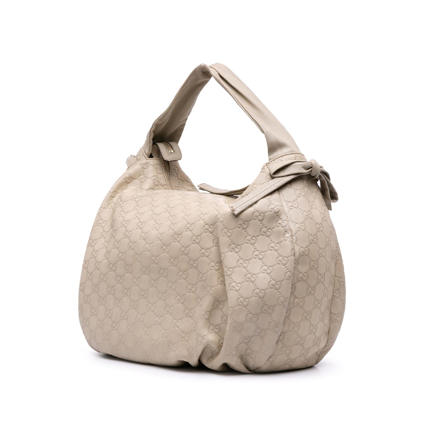 Gucci Guccissima Hysteria Crest Shoulder Bag