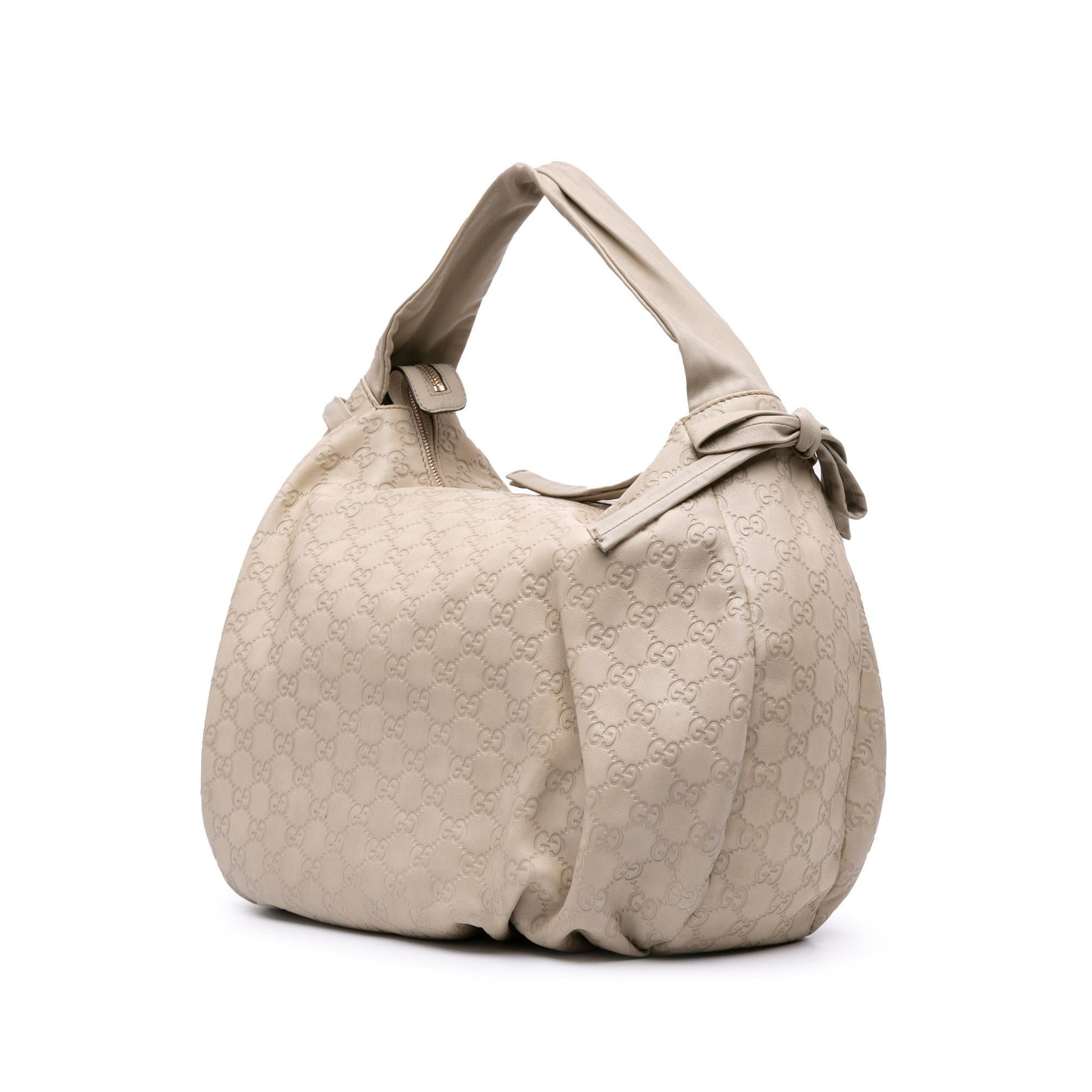 Gucci Guccissima Hysteria Crest Shoulder Bag