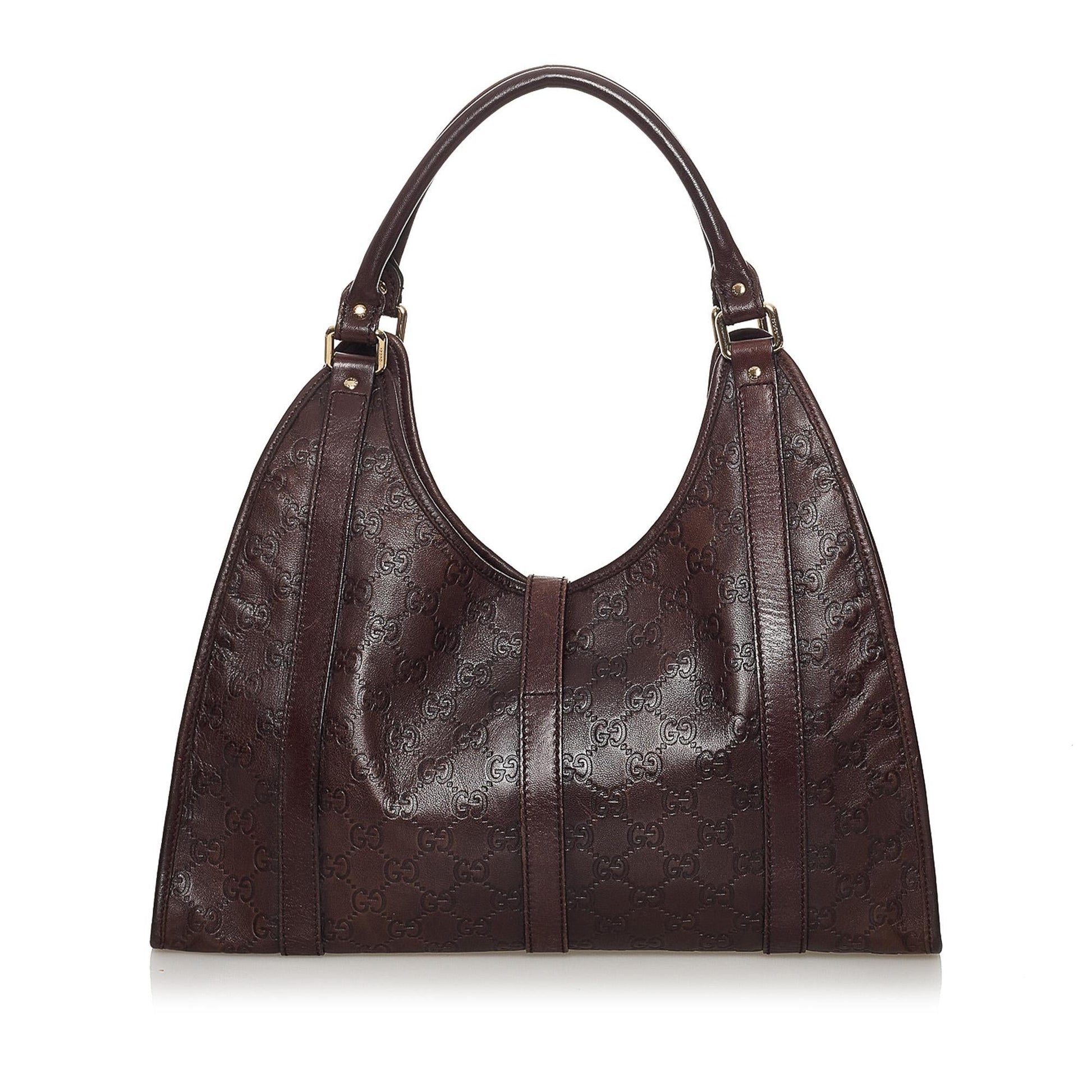 Gucci Guccissima Jackie SHG Calf Brown Shoulder Bag