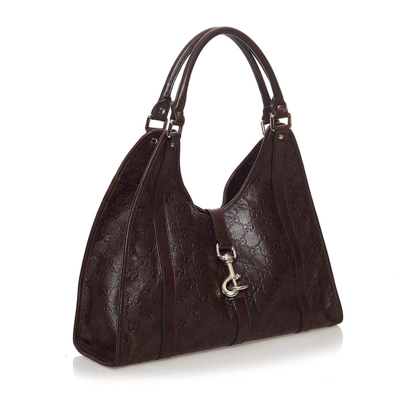 Gucci Guccissima Jackie SHG Calf Brown Shoulder Bag