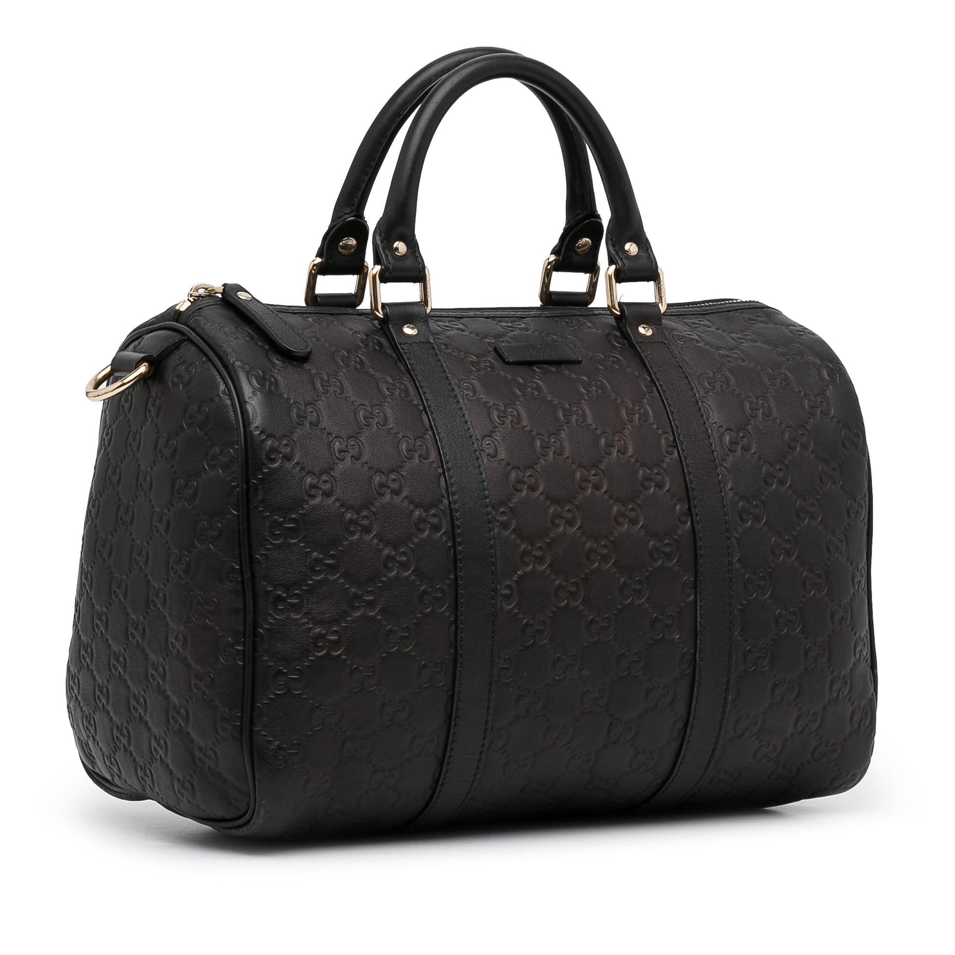 Gucci Guccissima Joy Boston SHG-uY8SFU Calf Brown Satchel Bag