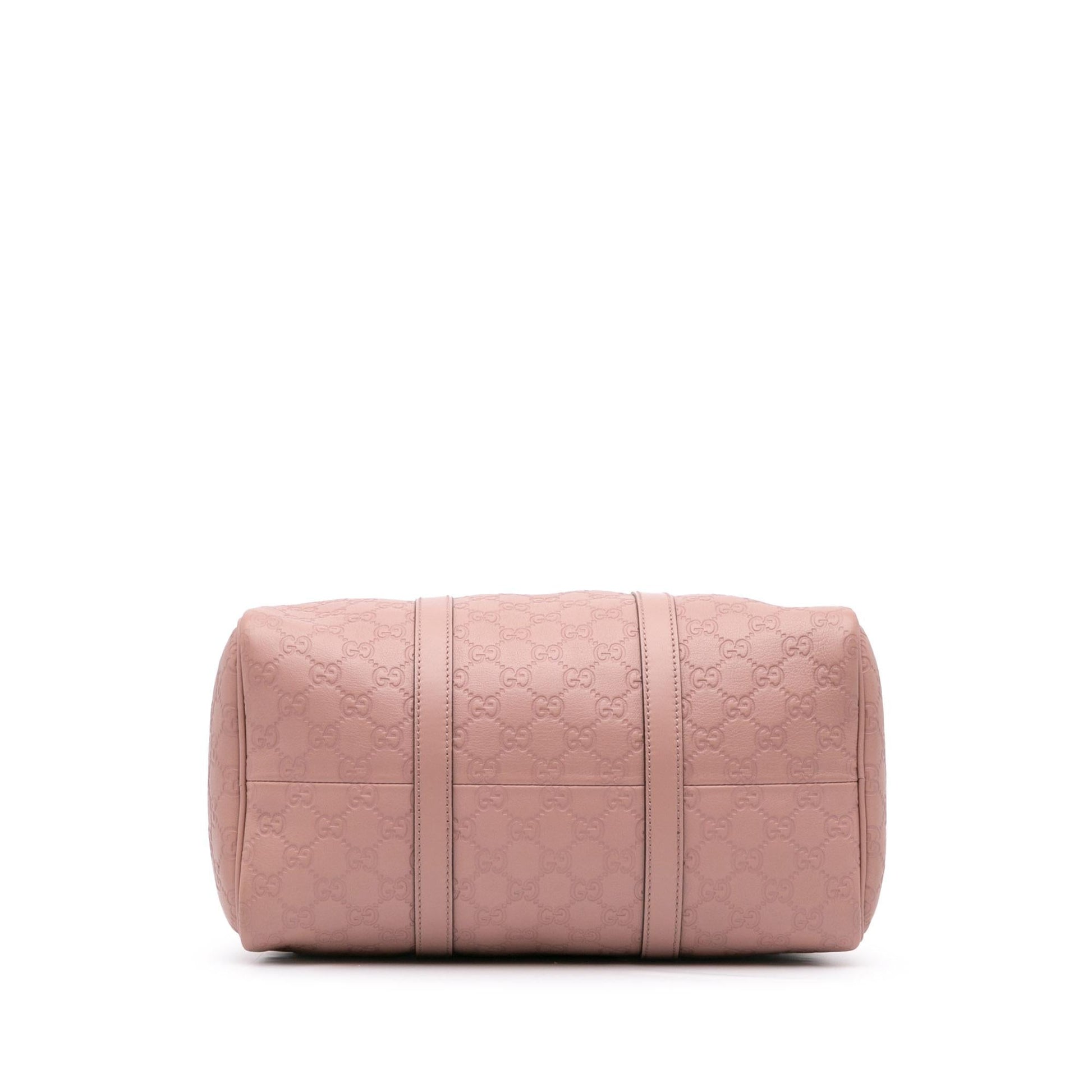 Gucci Guccissima Joy Boston Calf Pink Satchel Bag