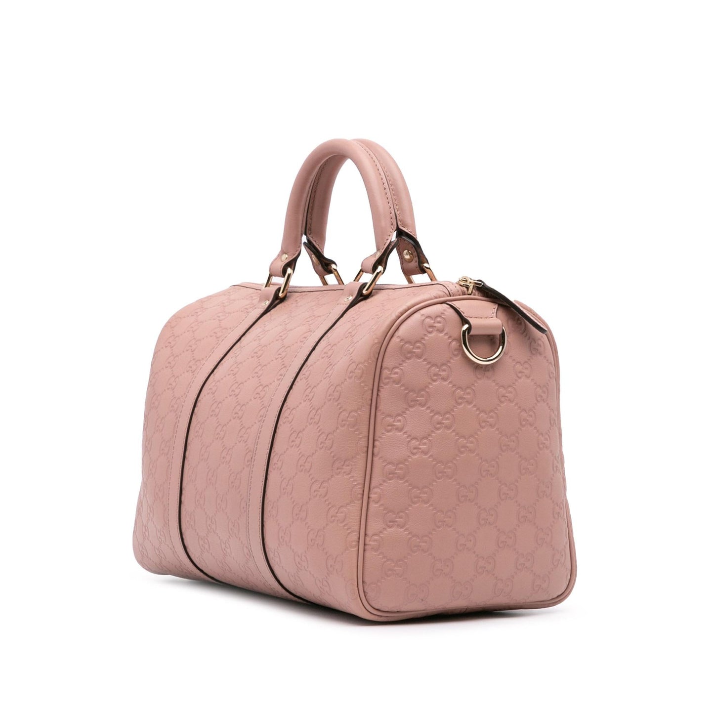 Gucci Guccissima Joy Boston Calf Pink Satchel Bag