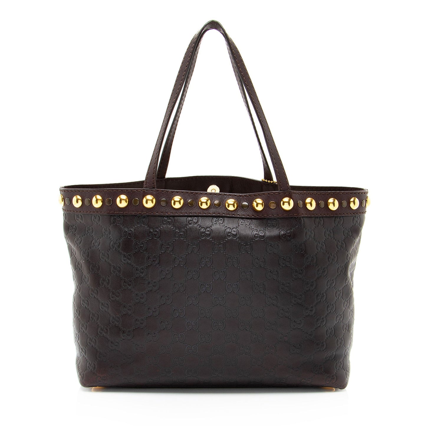 Gucci Guccissima Babouska Leather Brown Medium Tote Bag