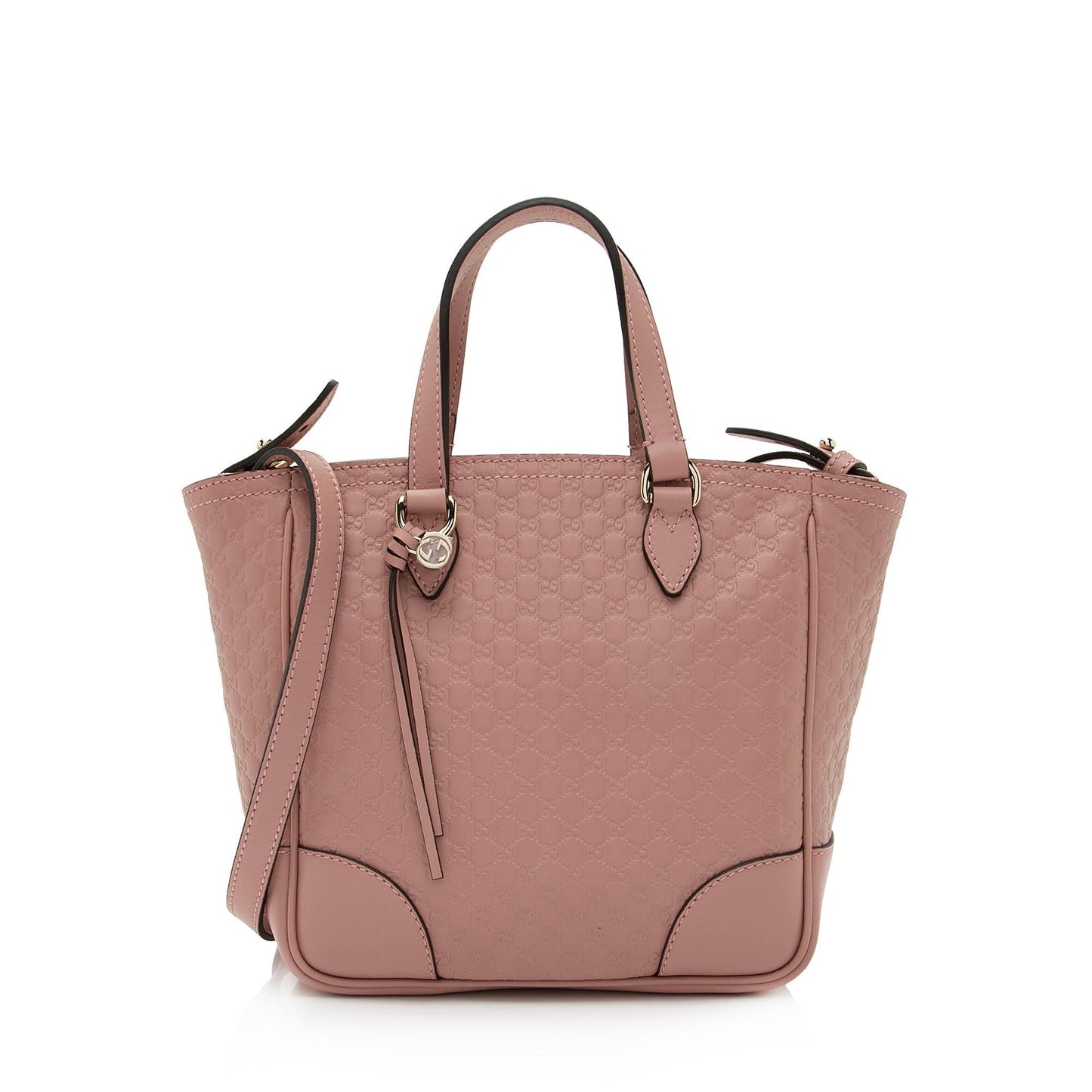 Gucci Guccissima Bree SHF-iBisvX Leather Pink Small Tote Bag